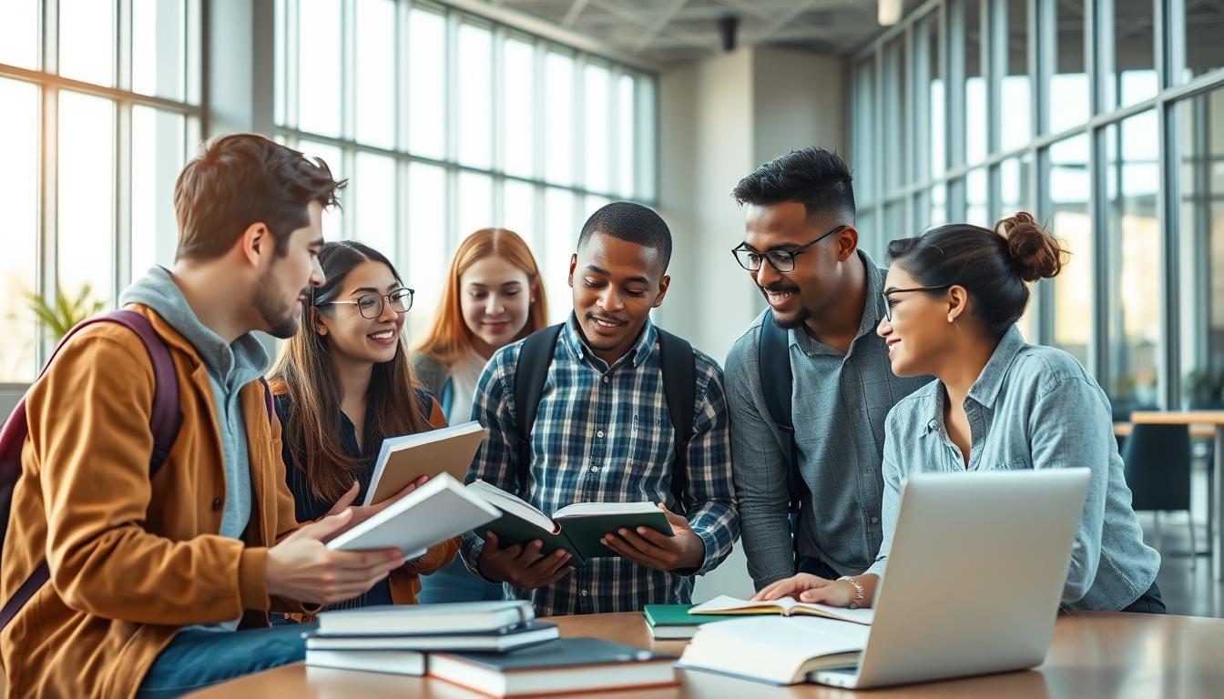 Digital learning platform with online study materials