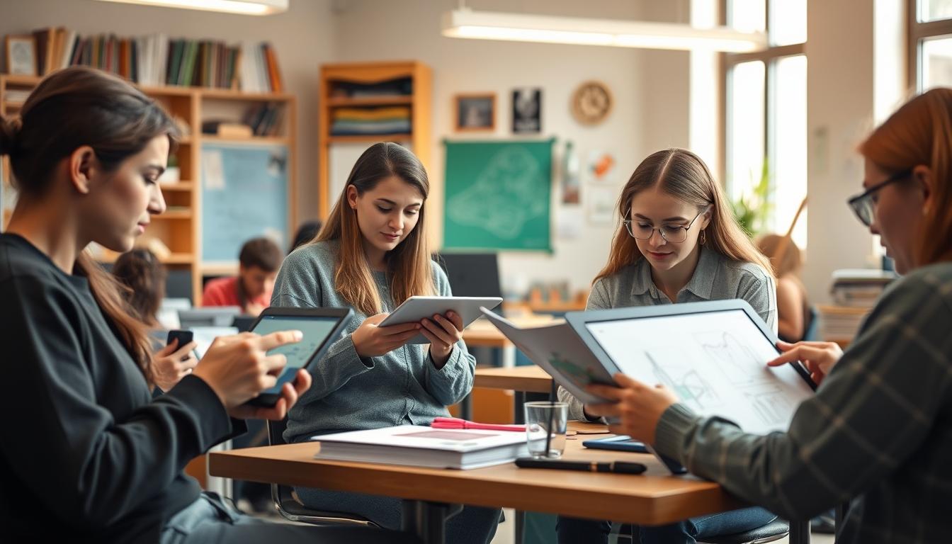 Modern university campus for students